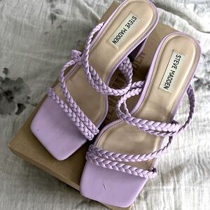 Steve Madden braided lace heels